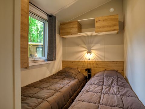 MOBILHOME 6 personnes - Mobil-Home Premium 33m² Bahia - 3 chambres + terrasse semi-couverte + LV + TV + CLIM 6 pers