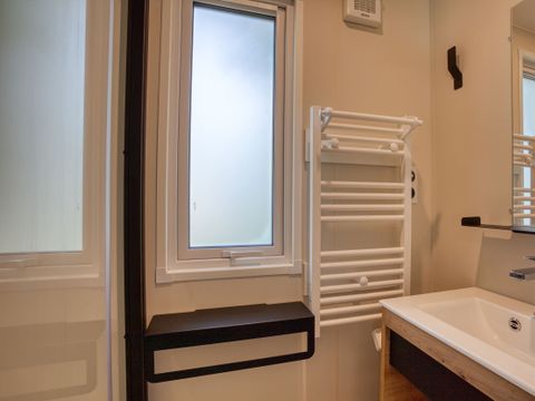 MOBILHOME 6 personnes - Mobil-Home Premium 33m² Bahia - 3 chambres + terrasse semi-couverte + LV + TV + CLIM 6 pers
