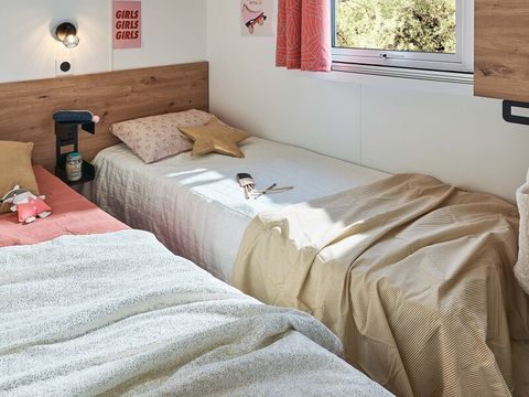 MOBILHOME 4 personnes - Mobil-Home Premium 29m² Bahia - 2 chambres + terrasse couverte + LV + TV + CLIM 4 pers