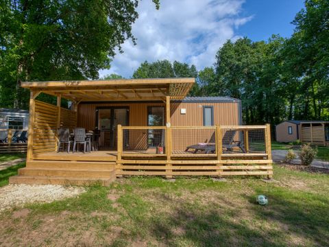 MOBILHOME 4 personnes - Mobil-Home Premium 29m² Bahia - 2 chambres + terrasse couverte + LV + TV + CLIM 4 pers