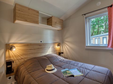 MOBILHOME 4 personnes - Mobil-Home Premium 29m² Bahia - 2 chambres + terrasse couverte + LV + TV + CLIM 4 pers