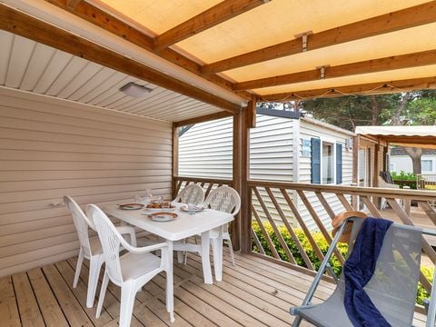 MOBILHOME 6 personnes - Comfort | 2 Ch. | 4/6 Pers. | Terrasse simple | Clim.