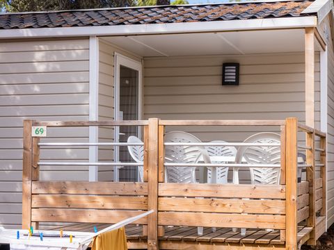 MOBILHOME 6 personnes - Comfort | 2 Ch. | 4/6 Pers. | Terrasse simple | Clim.