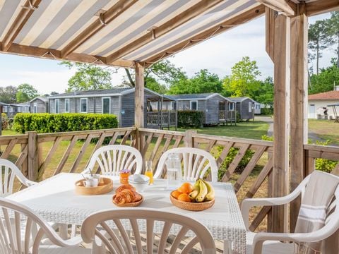 MOBILHOME 6 personnes - Comfort | 3 Ch. | 6 Pers. | Terrasse simple | Clim.