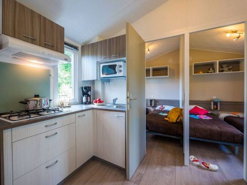 Mobilhome 6 personnes - Mobil-home | Comfort | 3 Ch. | 6 Pers. | Terrasse surélevée | Clim.