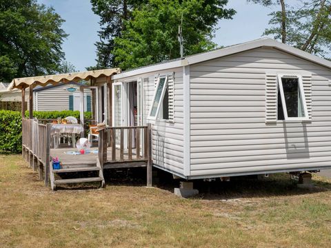 Mobilhome 6 personnes - Mobil-home | Comfort | 3 Ch. | 6 Pers. | Terrasse surélevée | Clim.