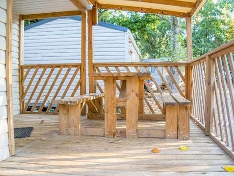 MOBILHOME 6 personnes - Comfort | 3 Ch. | 6 Pers. | Terrasse surélevée | Clim.