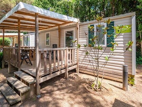 MOBILHOME 4 personnes - Mobil-home | Comfort | 2 Ch. | 4 Pers. | Terrasse surélevée | Clim.