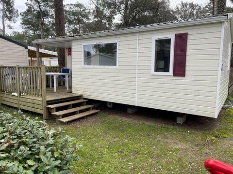 MOBILHOME 6 personnes - Confort 28m² - 3 chambres - Petite terrasse