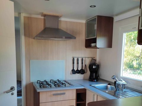 Mobilhome 4 personnes - Confort "Mimosa - Marguerite - Crocus - Jacinthe" 2 chambres Climatisé