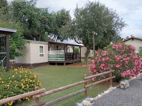 MOBILHOME 4 personnes - Confort "Mimosa - Marguerite - Crocus - Jacinthe" 2 chambres Climatisé