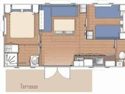 MOBILHOME 6 personnes - O'HARA 734