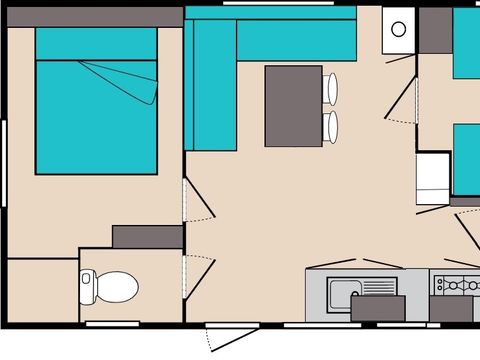MOBILHOME 6 personnes - O'HARA 734