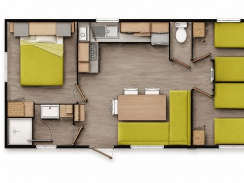 MOBILHOME 6 personnes - O'hara 834