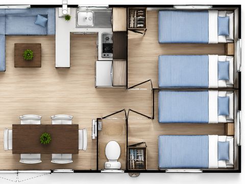 MOBILHOME 6 personnes - O'hara 834