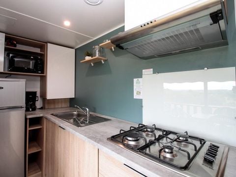 Mobilhome 6 personnes - Saint Cirq Lapopie - 3 chambres - Terrasse semi-couverte