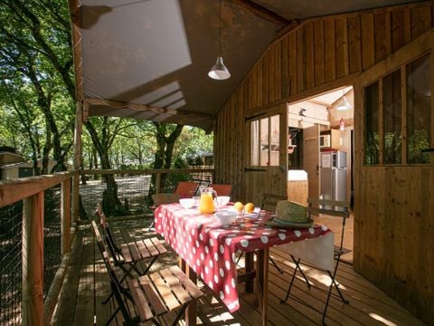 Hébergement 5 personnes - Cabane Perchée - 2 chambres