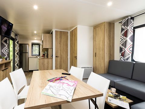Mobilhome 6 personnes - Privilège Loupiac - 2 chambres - TV