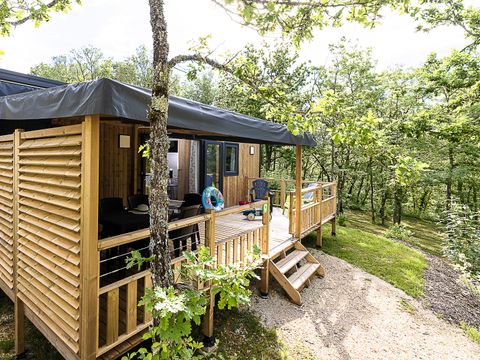 Mobilhome 6 personnes - Premium Lacave - 2 chambres - TV - Clim - Lave-vaisselle - 2 salles de bain
