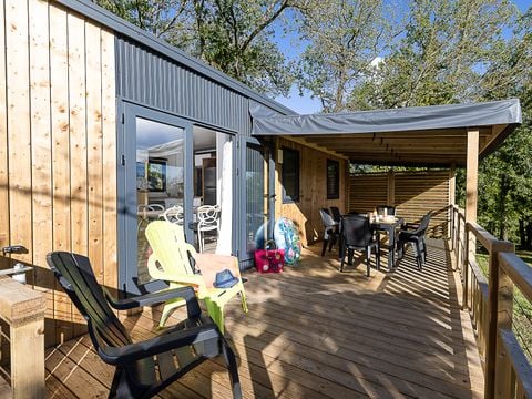 Mobilhome 8 personnes - Premium Lacave - 3 chambres - TV - Clim - Lave-vaisselle - 2 salles de bain