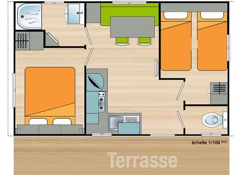 MOBILHOME 4 personnes - ECO
