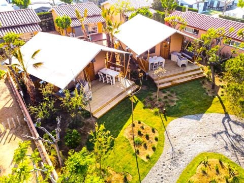 TENTE TOILE ET BOIS 4 personnes - Glamping Mar 4 pers