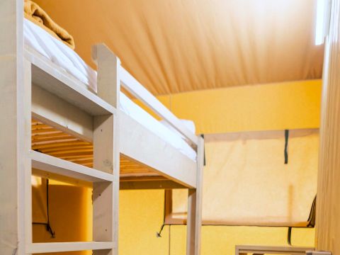 Tente en toile et en bois 4 personnes - Glamping Mar