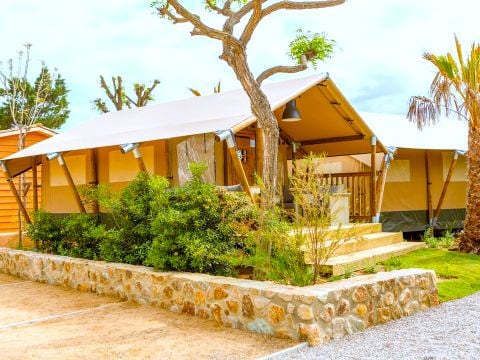 TENTE TOILE ET BOIS 2 personnes - Glamping Mar 2 pers