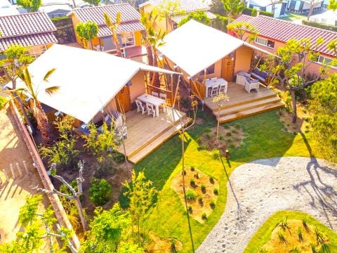 TENTE TOILE ET BOIS 2 personnes - Glamping Mar 2 pers