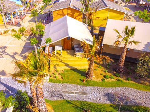 Tente en toile et en bois 2 personnes - Glamping Mar
