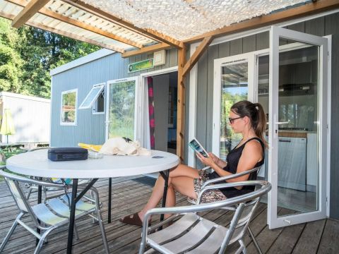 MOBILHOME 6 personnes - Mobil-Home Cosy 4 Pièces 6 Personnes Climatisé + TV