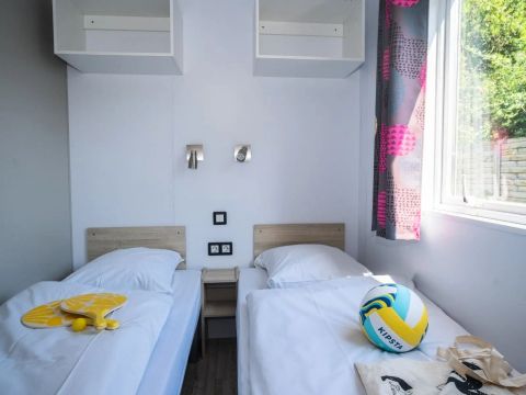 MOBILHOME 6 personnes - Mobil-Home Cosy 4 Pièces 6 Personnes Climatisé + TV