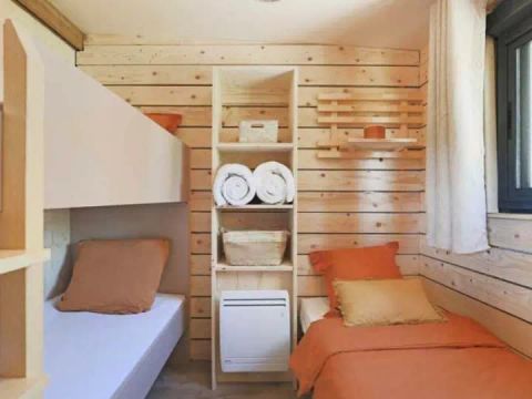 CHALET 4 personnes - Chalet Mezzanine Cosy 3 Pièces 4 Personnes Climatisé + TV