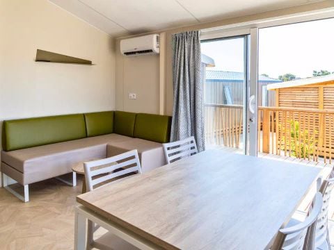 MOBILHOME 6 personnes - Mobil Home Premium Large 4 Pièces 6 Personnes Climatisé + TV