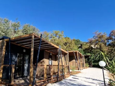 Chalet 4 personnes - Chalet Mimosa 2 chambres avec climatisation