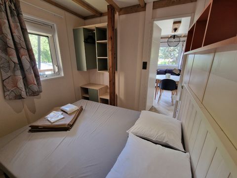 Chalet 4 personnes - Chalet Mimosa 2 chambres avec climatisation