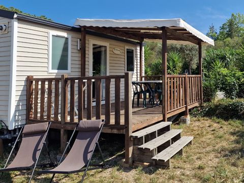 Mobilhome 2 personnes - Azur 1 chambre (20m²) avec climatisation