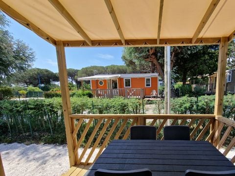 Mobilhome 4 personnes - Théoule 2 chambres avec climatisation