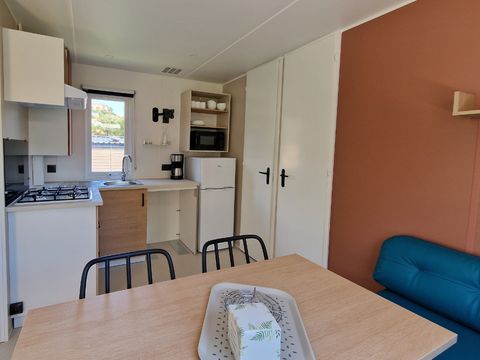 Mobilhome 4 personnes - Théoule 2 chambres avec climatisation