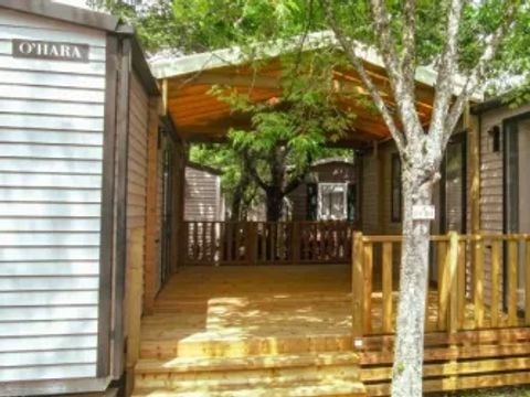 MOBILHOME 12 personnes - Aqua Tribu 6 Chambres 12 Personnes Terrasse semi-couverte