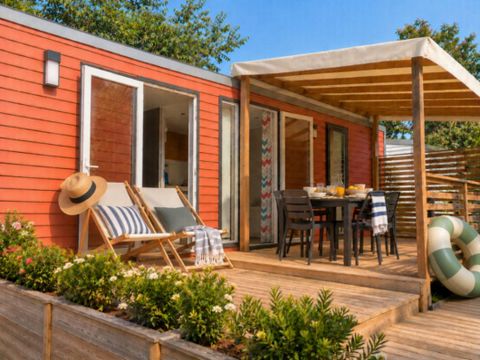 Mobilhome 4 personnes - Cottage Prestige - 2 chambres - 2 salles de bain