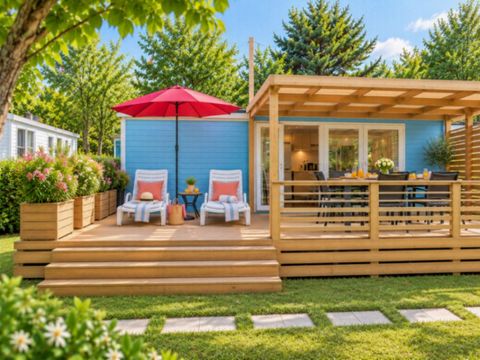Mobilhome 6 personnes - Cottage Prestige - 3 chambres - Dimanche
