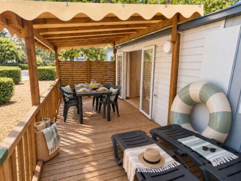 Mobilhome 4 personnes - Cottage Luxe - 2 chambres - Clim