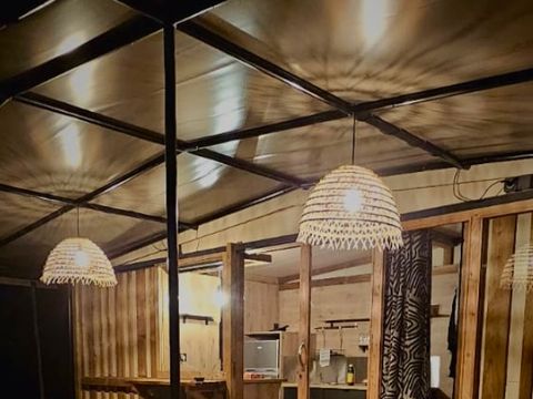 TENTE TOILE ET BOIS 6 personnes - Chalet Toilé Prémium