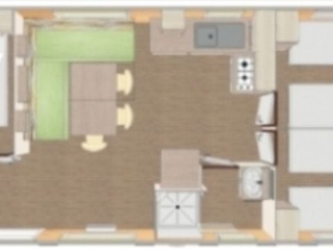MOBILHOME 6 personnes - C Luxe