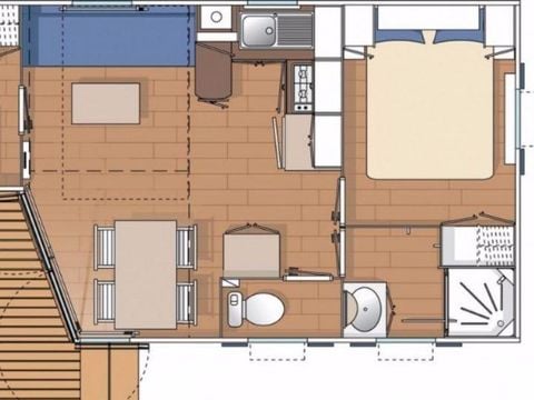 MOBILHOME 4 personnes - O'HARA 784