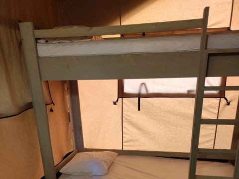 TENTE TOILE ET BOIS 5 personnes - Safari lodge sans sanitaires