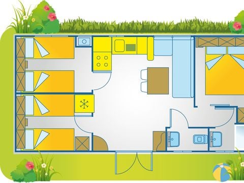 MOBILHOME 7 personnes - Happy Plus