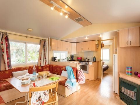 MOBILHOME 5 personnes - Mobil-home | Classic | 3 Ch. | 5 Pers. | Terrasse surélevée | 1 SDB | Clim.