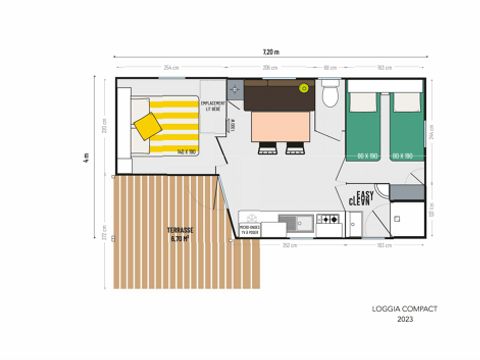 MOBILHOME 4 personnes - STANDARD